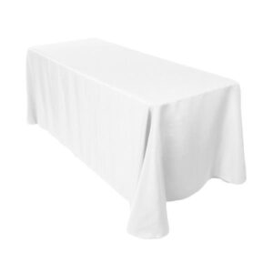 White Tablecloth For Large Trestle Table