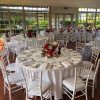 White Round Banquet Tablecloth Hire