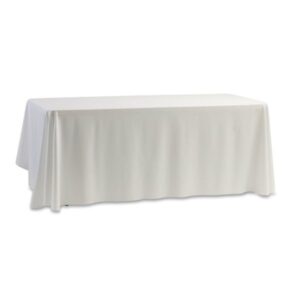 White Tablecloth For Standard Trestle Table