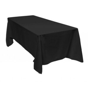 Black Tablecloth For Standard Trestle Table